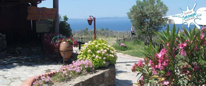Partenonas - pogled sa vidikovca taverne Pauls tavern
