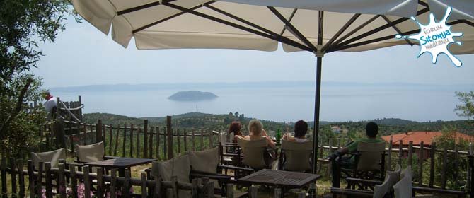 Partenonas - pogled na ostrvo Kelyfos i zaliv Toroneos