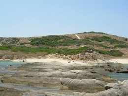 plaža do koje se mora pešice