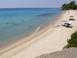 severni deo plaže tripotamos