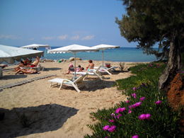 porfi beach/hotelska plaža