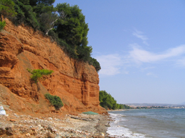 crvena plaža/strma obala