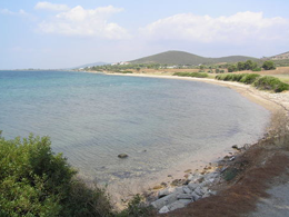 plaža uz put
